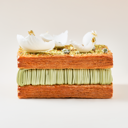 MILLE-FEUILLE à la PISTACHE